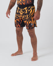 Flame Shorts Shorts KingzKimonos.com