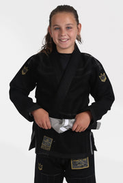 Kids Comp V5 Jiu Jitsu Gi - Black KIMONOS KingzKimonos.com M0000