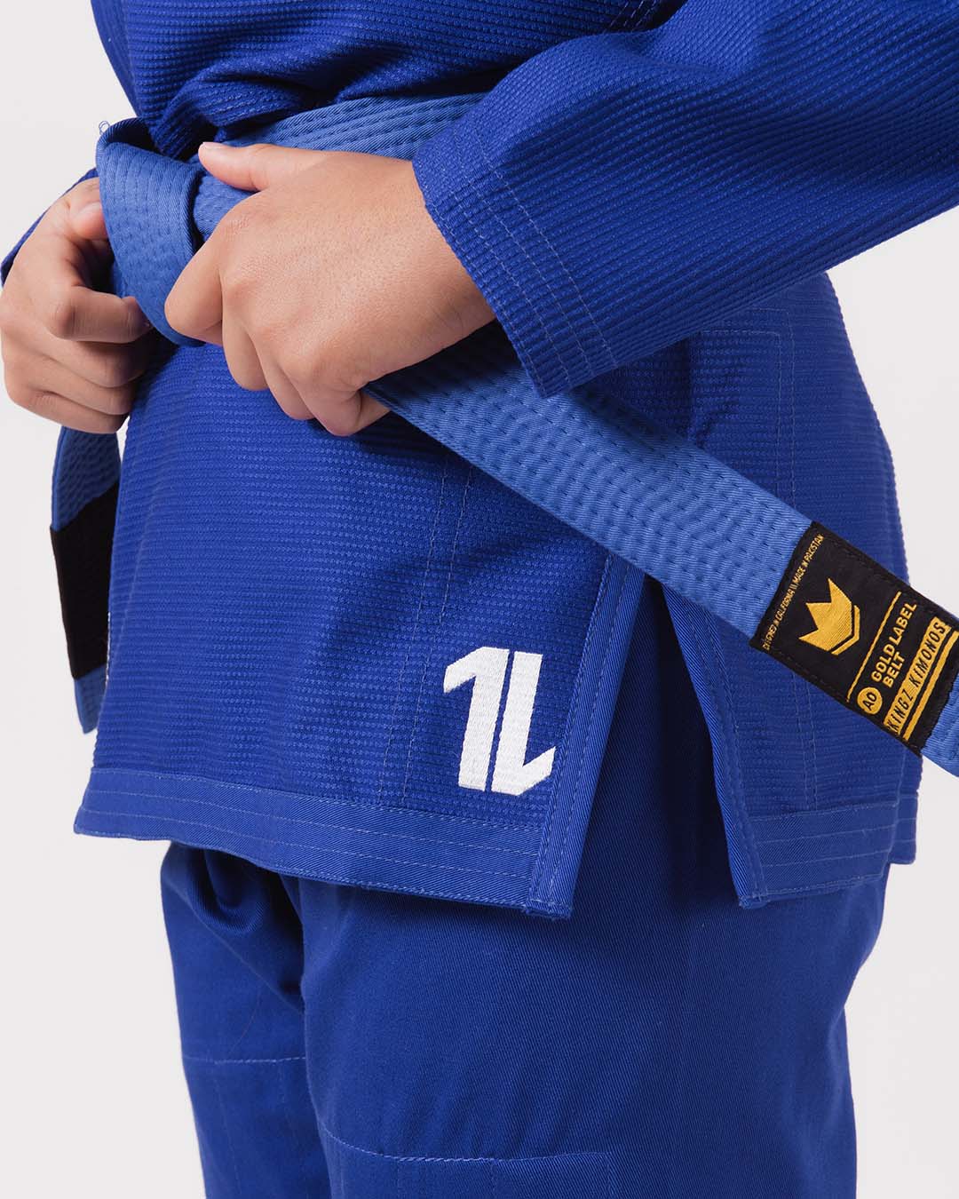 The ONE Kids Jiu Jitsu Gi - Blue - FREE White Belt (2023 version)