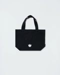 Kingz Kore Eco Bag - Front View - Black Canvas Tote with Crown Logo - BJJ Lifestyle Gear Bag