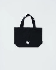 Kingz Kore Eco Bag - Front View - Black Canvas Tote with Crown Logo - BJJ Lifestyle Gear Bag