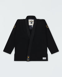 Kingz Legends Never Die Respect Youth Gi - Black Kimonos Kingz