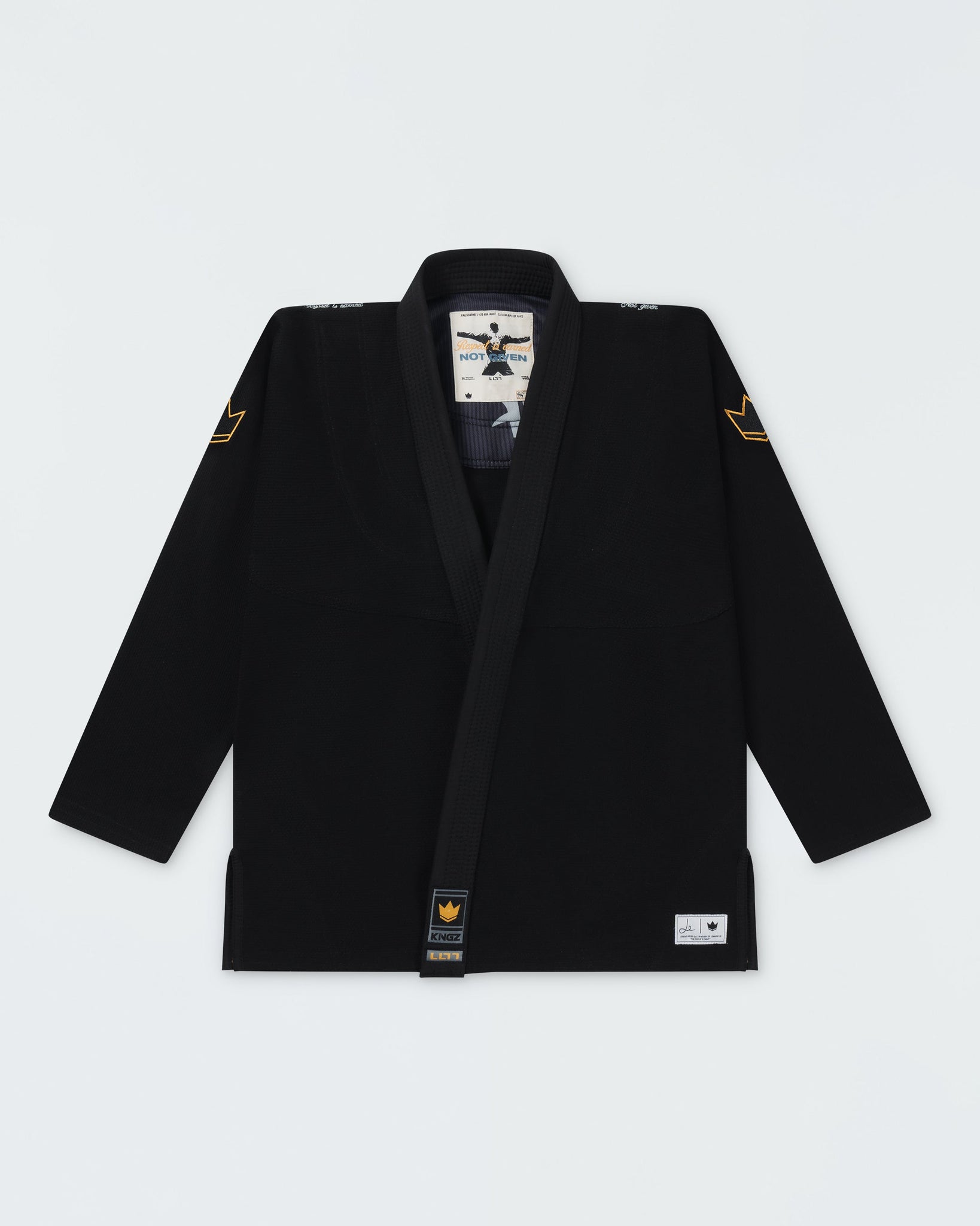 Kingz Legends Never Die Respect Women's Gi - Black