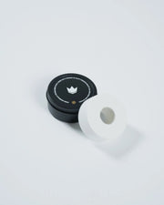 Kingz Athletic Tape White - Overhead View - Self-Adhesive White Sports Tape Roll for BJJ Training