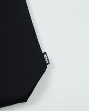 Kingz Kore Eco Bag Black - Close-Up Detail View Corner Black Fabric KINGZ Logo Tag Durable Material Training Bag