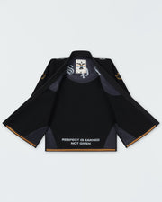 Kingz Legends Never Die Respect Youth Gi - Black Kimonos Kingz