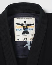 Kingz Legends Never Die Respect Youth Gi - Black Kimonos Kingz