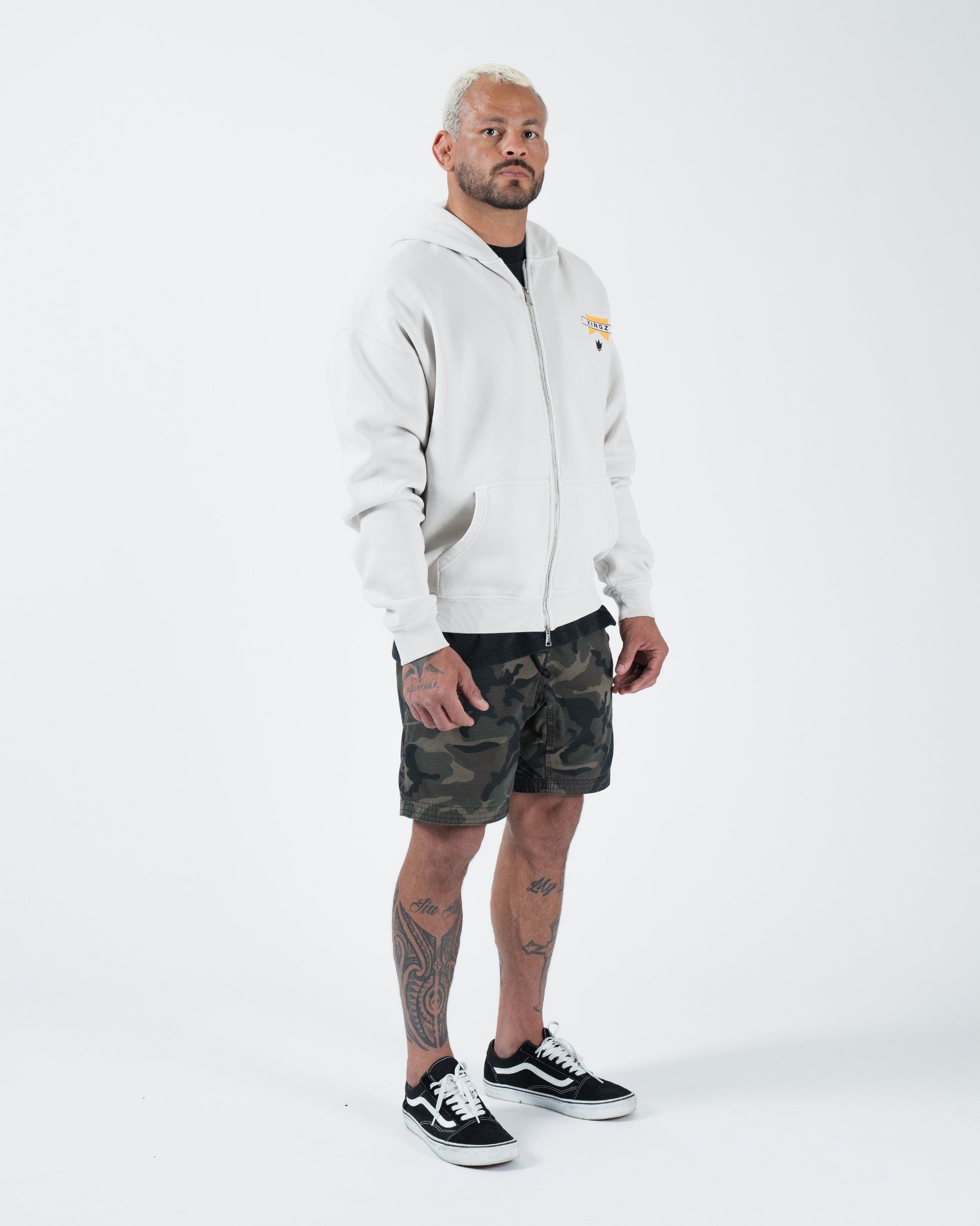 Flag Zip Up Hoodie