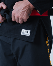 Kingz Legends Never Die Respect Gi - Black Kimonos Kingz