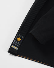 Kingz Legends Never Die Respect Youth Gi - Black Kimonos Kingz