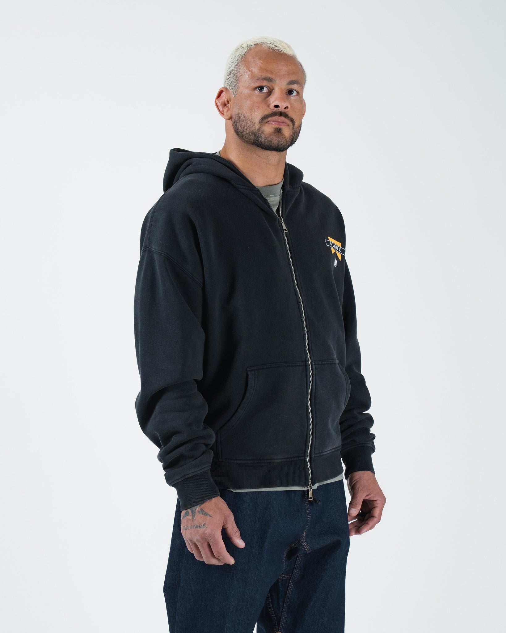 Flag Zip Up Hoodie