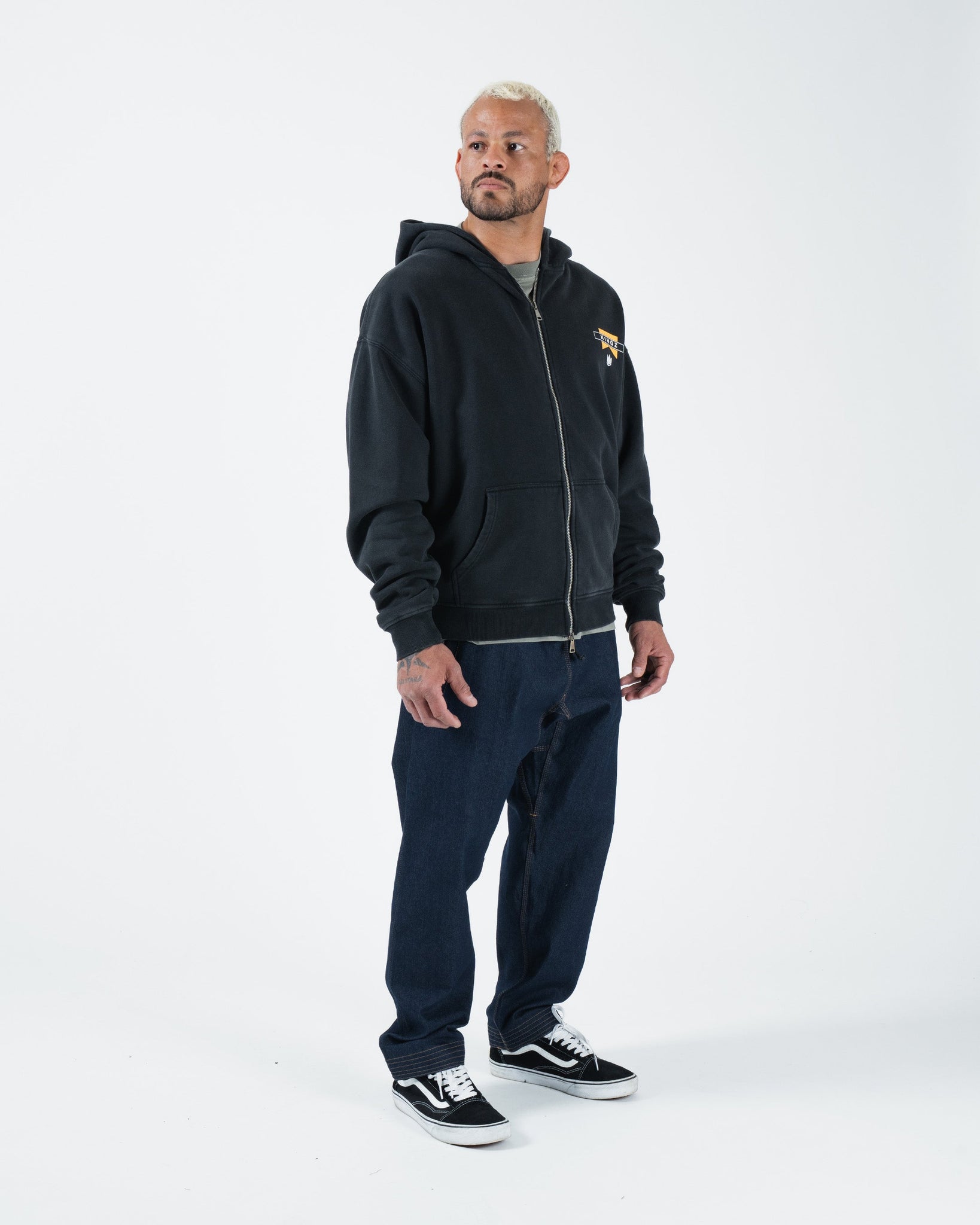 Flag Zip Up Hoodie