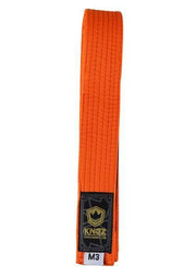 Solid Color Kids Belts Belts KingzKimonos.com M0 Orange