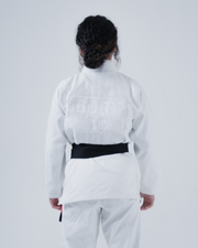 Born to Rule Women's Jiu Jitsu Gi - White BJJ Gi Kingz