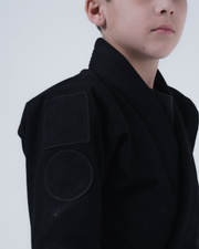 Born to Rule Youth Jiu Jitsu Gi - Black BJJ Gi Kingz