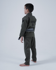 Born to Rule Youth Jiu Jitsu Gi - Green BJJ Gi Kingz