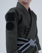 Born to Rule Youth Jiu Jitsu Gi - Green BJJ Gi Kingz