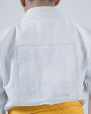 Born to Rule Youth Jiu Jitsu Gi - White BJJ Gi Kingz