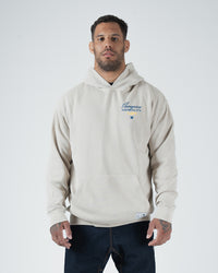 Leandro Lo Champion Hoodie Streetwear Kingz XS Tan