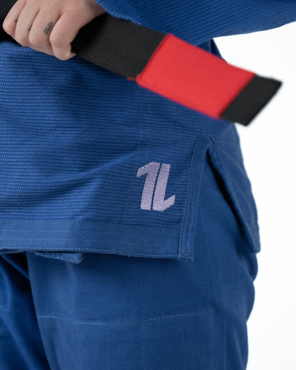 The ONE Womens Jiu Jitsu Gi - Blue/Lavender - FREE White Belt