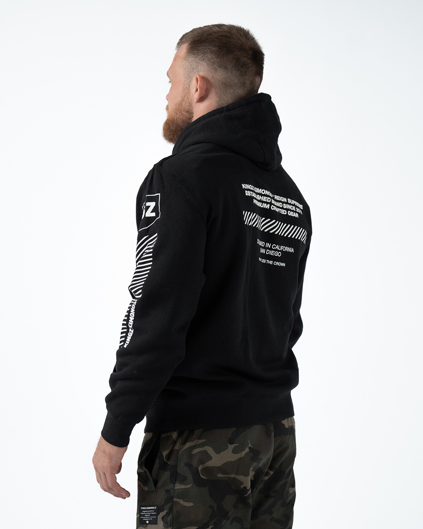 Slant Bar Pullover Hoodie