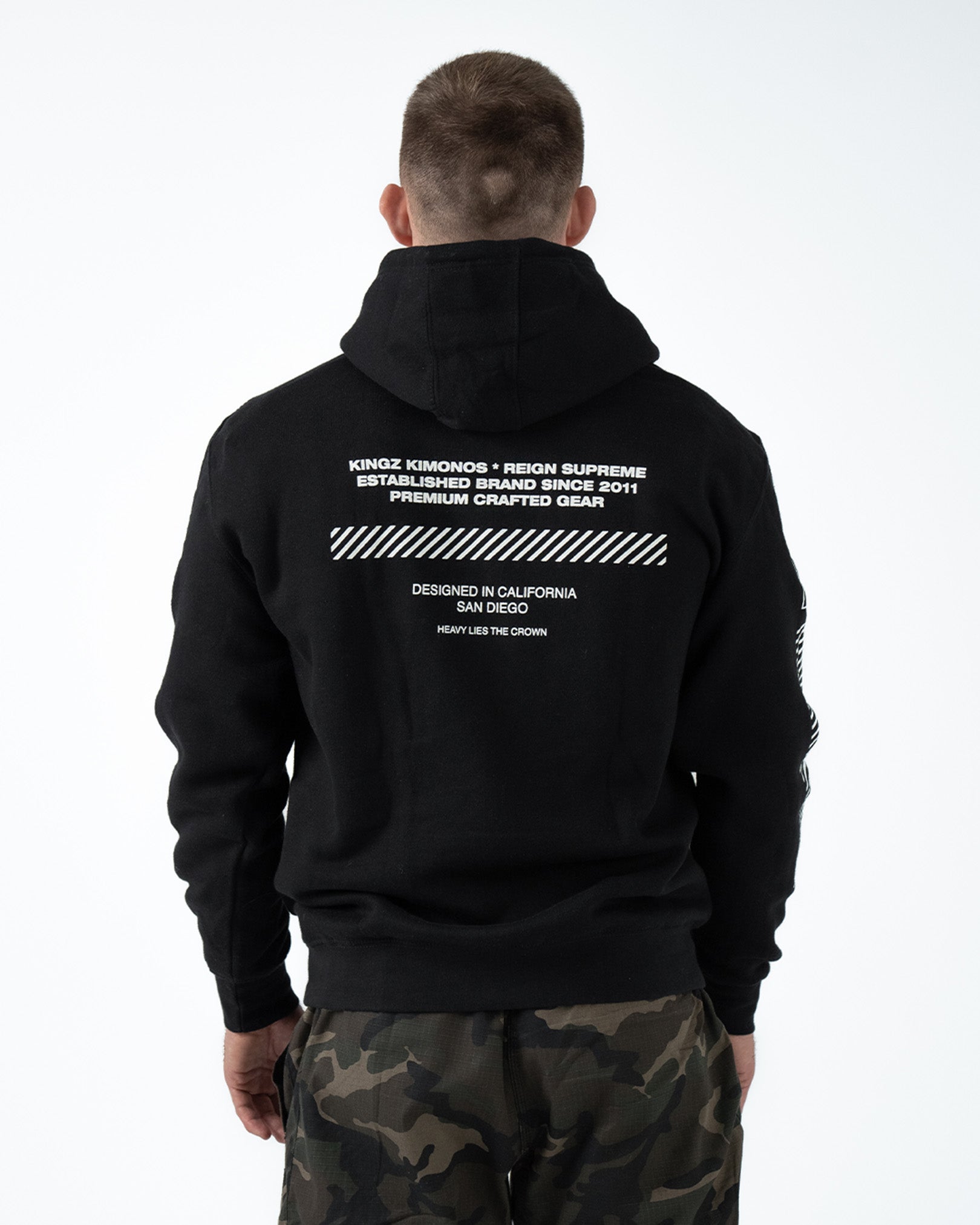 Slant Bar Pullover Hoodie