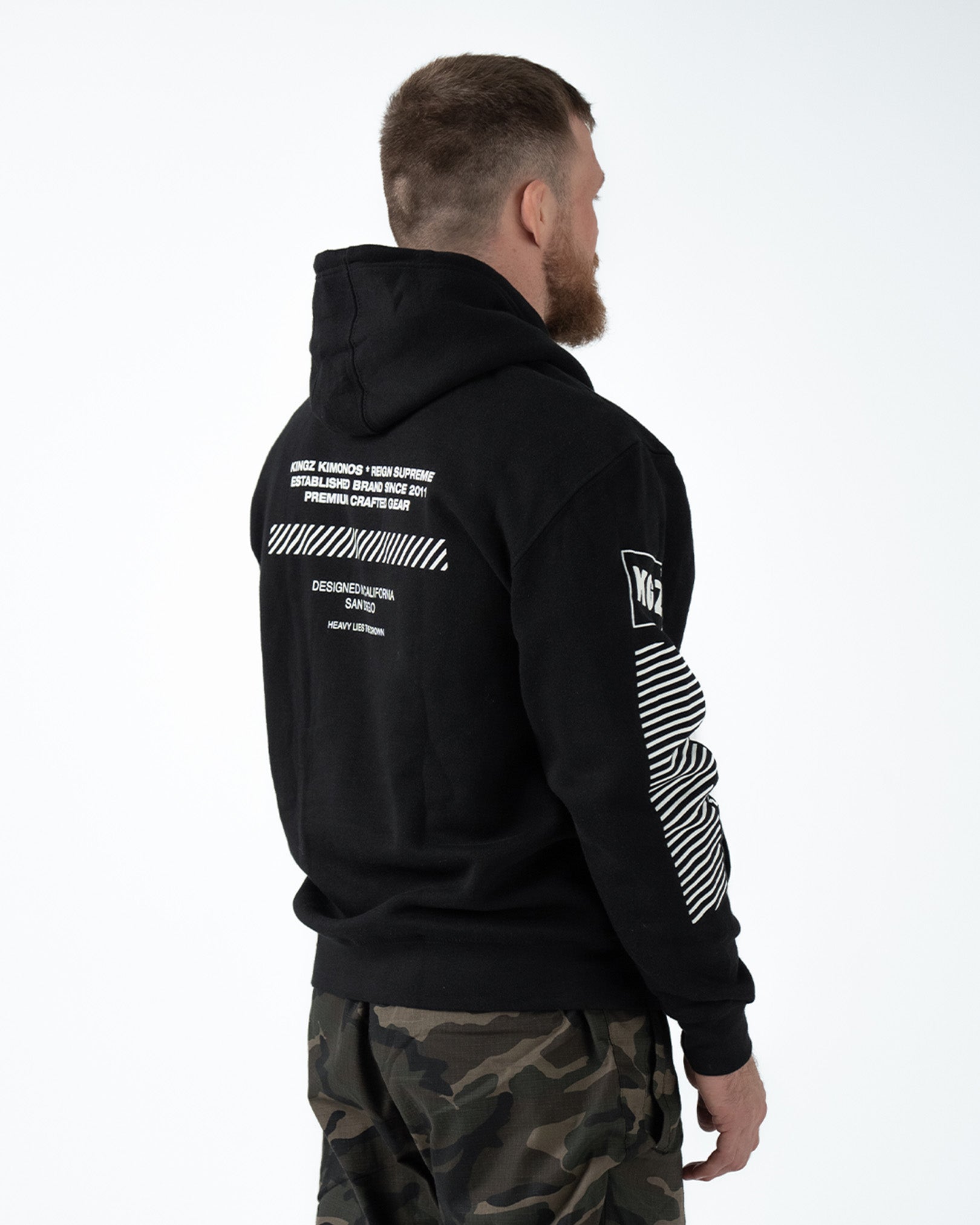 Slant Bar Pullover Hoodie