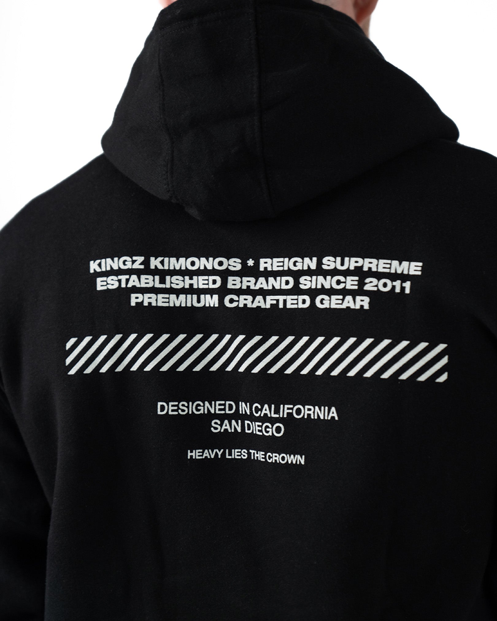 Slant Bar Pullover Hoodie