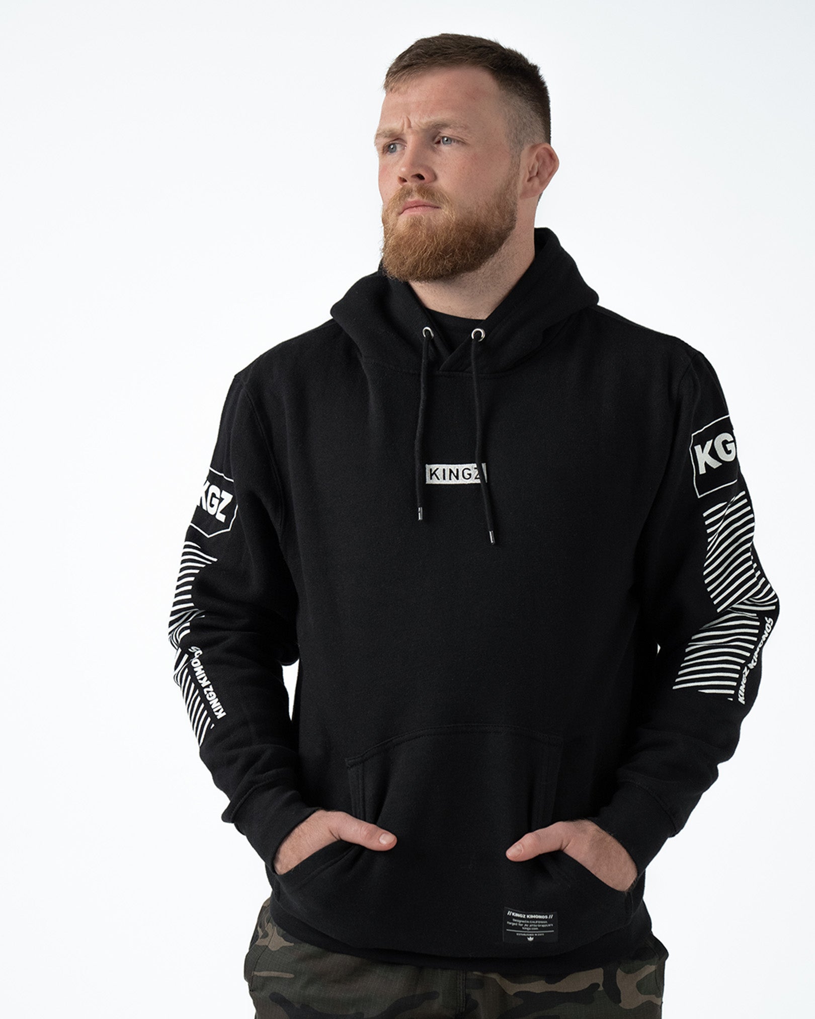 Slant Bar Pullover Hoodie