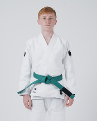 Kingz The ONE V2 Kids BJJ Gi - White Jiu Jitsu Gear Kingz M0000 White