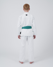 Kingz The ONE V2 Kids BJJ Gi - White Jiu Jitsu Gear Kingz
