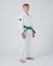 Kingz The ONE V2 Kids BJJ Gi - White Jiu Jitsu Gear Kingz