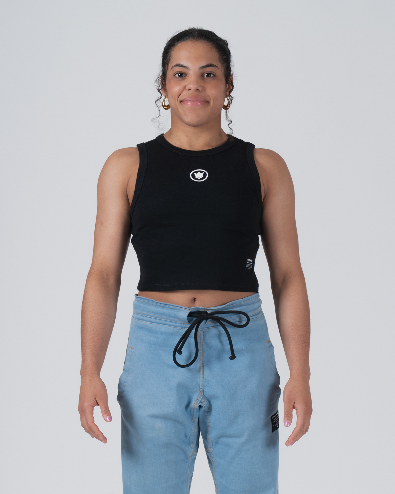 Kore Women's Crop Tank - Black