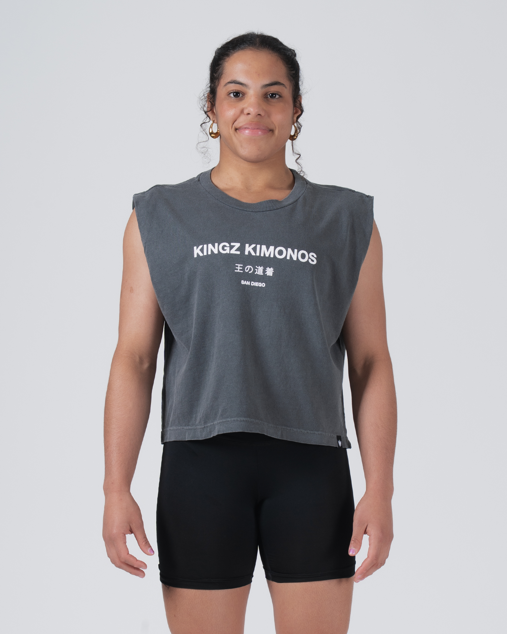 HQ  Women's Crop Tank - Black