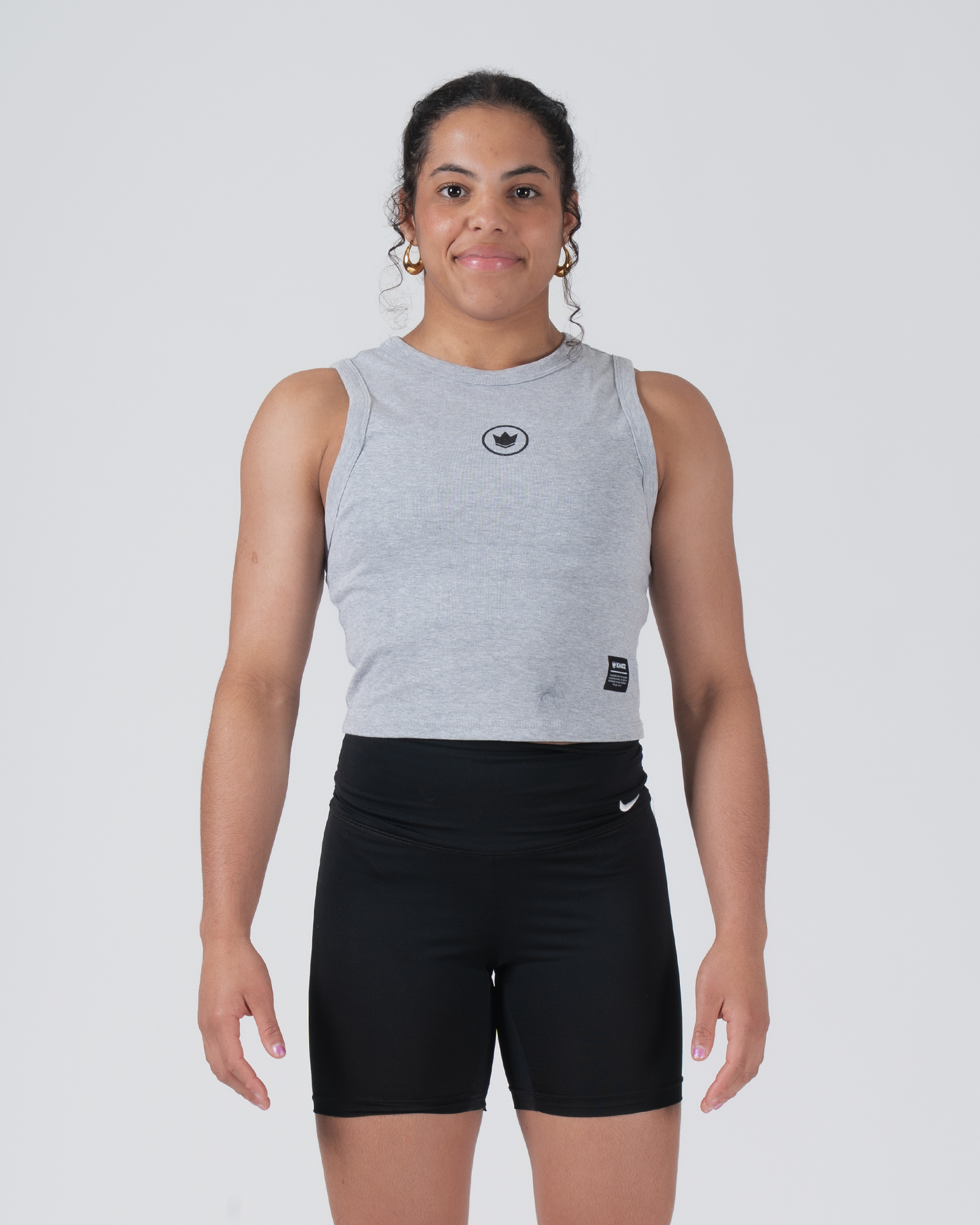 Kore Women's Crop Tank - Grey