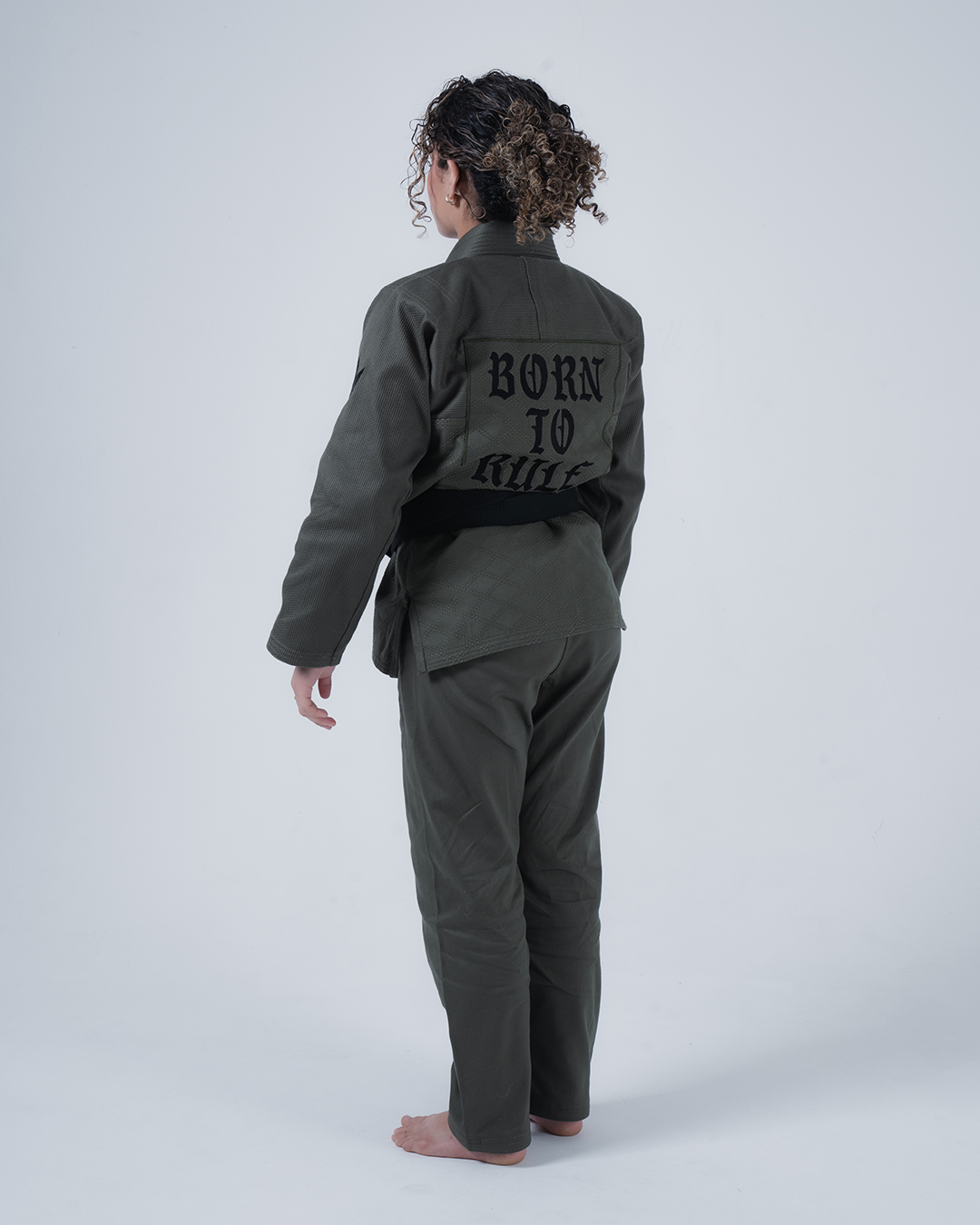Born to Rule Women's Jiu Jitsu Gi - Green