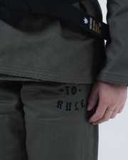 Born to Rule Women's Jiu Jitsu Gi - Green BJJ Gi Kingz