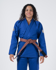 Kingz The ONE V2 Women's Jiu Jitsu Gi - Blue Jiu Jitsu Gear Kingz F0 Blue