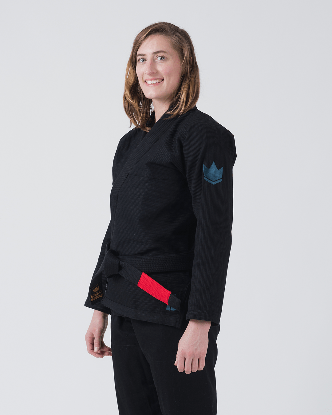 Kingz The ONE Women's Jiu Jitsu Gi - Smoke Blue Edition - Black