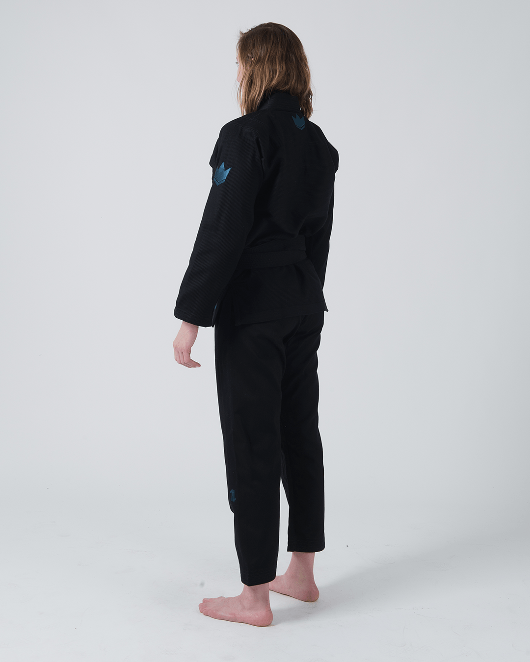 Kingz The ONE Women's Jiu Jitsu Gi - Smoke Blue Edition - Black