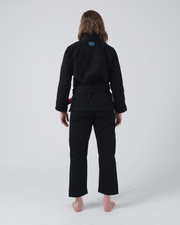 Kingz The ONE Women's Jiu Jitsu Gi - Smoke Blue Edition - Black KIMONOS Kingz