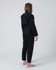 Kingz The ONE Women's Jiu Jitsu Gi - Smoke Blue Edition - Black KIMONOS Kingz