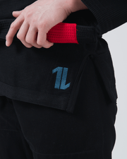 Kingz The ONE Women's Jiu Jitsu Gi - Smoke Blue Edition - Black KIMONOS Kingz