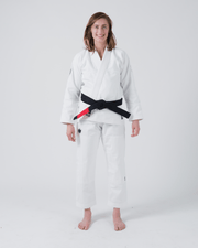 Kingz The ONE Women's Jiu Jitsu Gi - Smoke Blue Edition - White KIMONOS Kingz