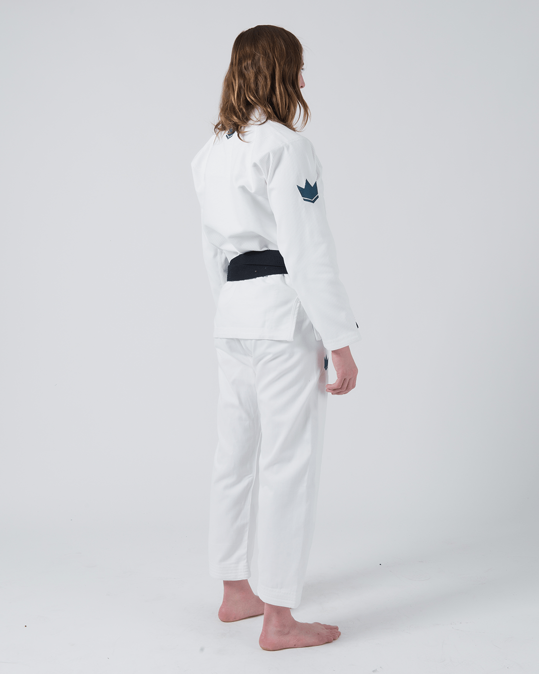 Kingz The ONE Women's Jiu Jitsu Gi - Smoke Blue Edition - White