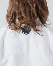 Kingz The ONE Women's Jiu Jitsu Gi - Smoke Blue Edition - White KIMONOS Kingz