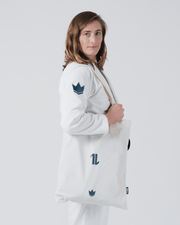 Kingz The ONE Women's Jiu Jitsu Gi - Smoke Blue Edition - White KIMONOS Kingz