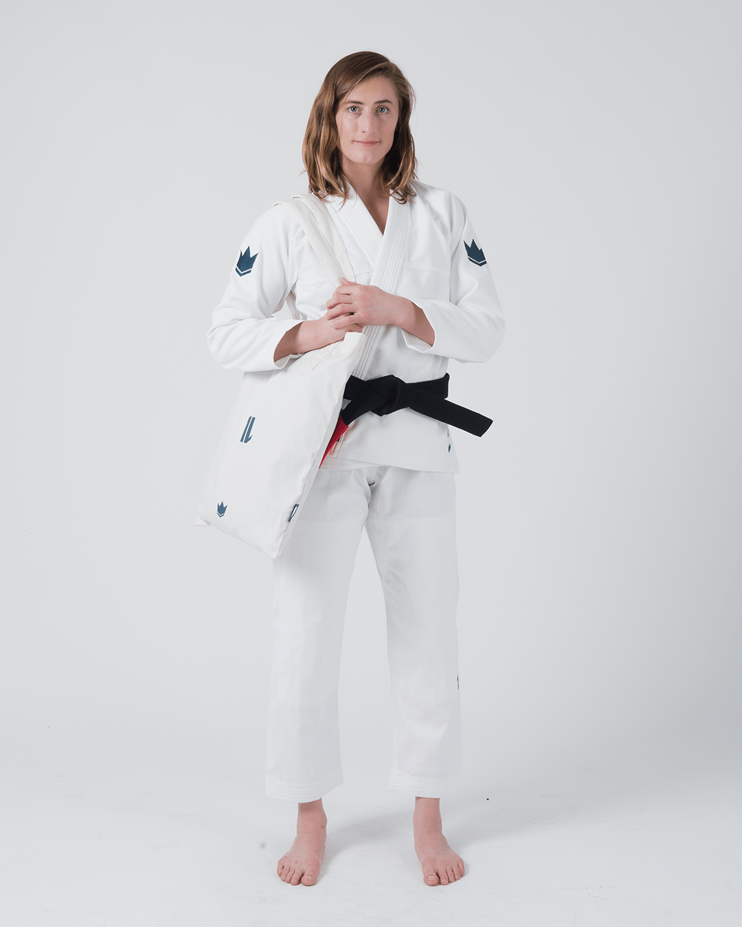 Kingz The ONE Women's Jiu Jitsu Gi - Smoke Blue Edition - White