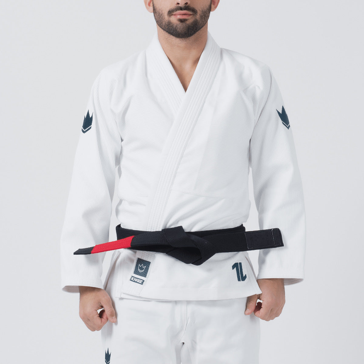 Kingz The ONE Jiu Jitsu Gi - Smoke Blue Edition - White