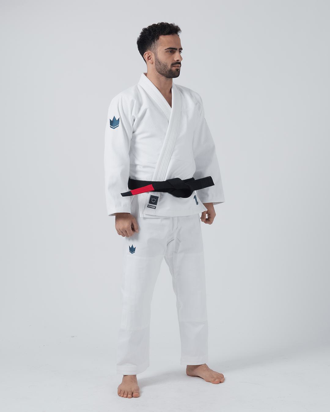 Kingz The ONE Jiu Jitsu Gi - Smoke Blue Edition - White
